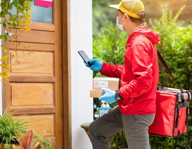 What are door-to door delivery Services?